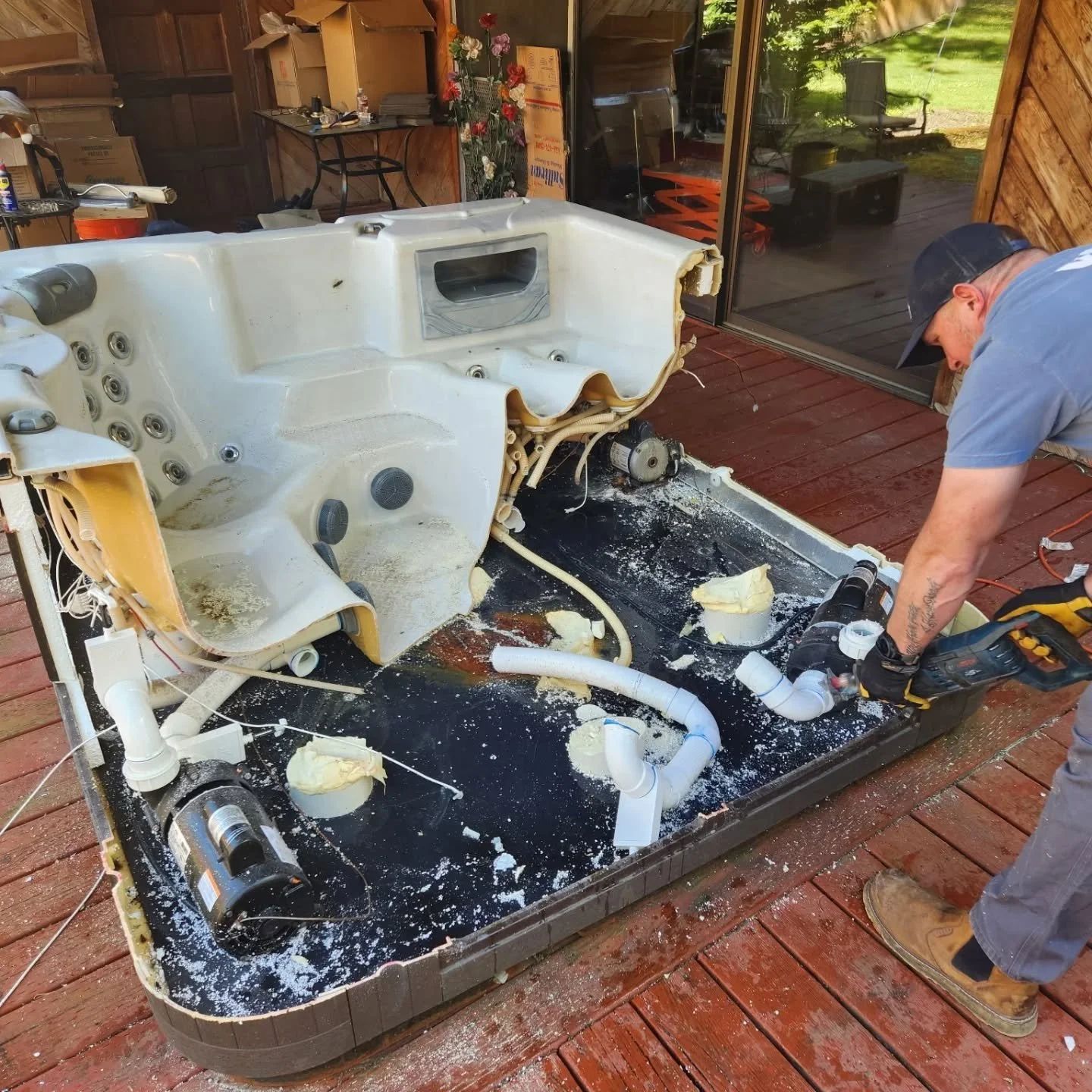 Hot Tub Removal - Chippewa Valley Junk Removal